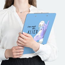 Load image into Gallery viewer, Alien Nurse (Probe You Lite Gal) - Clipboard (Blue) - Keen Eye Design