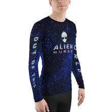 Load image into Gallery viewer, Alien Nurse - SPF38-40+ Men's AOP Starscape Rash Guard - Keen Eye Design