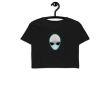 Load image into Gallery viewer, Alien Nurse (Space Face) - Organic Crop Top - Keen Eye Design