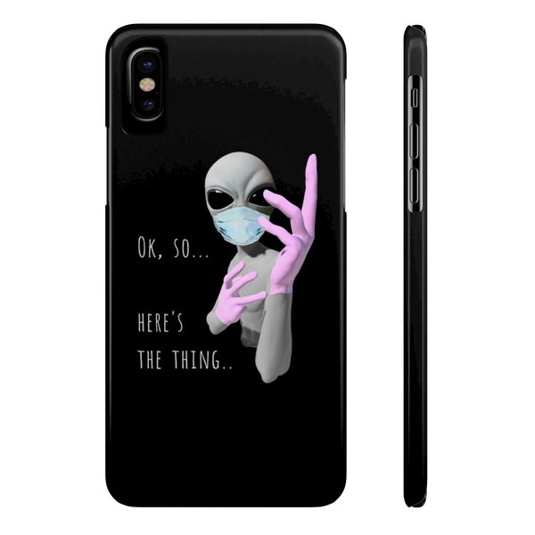 Alien Nurse (Thing) Case Mate Slim Phone Cases - Keen Eye Design