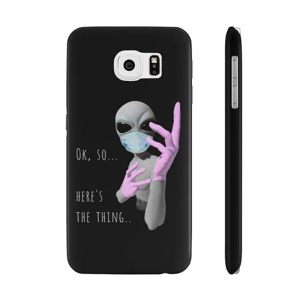 Alien Nurse (Thing) Case Mate Slim Phone Cases - Keen Eye Design