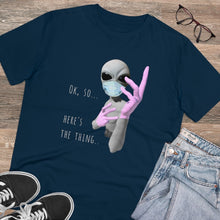 Load image into Gallery viewer, Alien Nurse (Thing) - Organic Unisex T-Shirt - Keen Eye Design