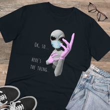 Load image into Gallery viewer, Alien Nurse (Thing) - Organic Unisex T-Shirt - Keen Eye Design