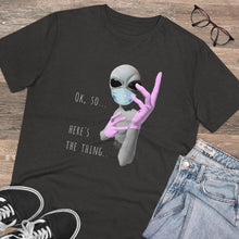 Load image into Gallery viewer, Alien Nurse (Thing) - Organic Unisex T-Shirt - Keen Eye Design