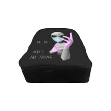 Load image into Gallery viewer, Alien Nurse (Thing) - School Backpack - Keen Eye Design