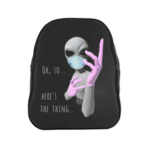 Load image into Gallery viewer, Alien Nurse (Thing) - School Backpack - Keen Eye Design