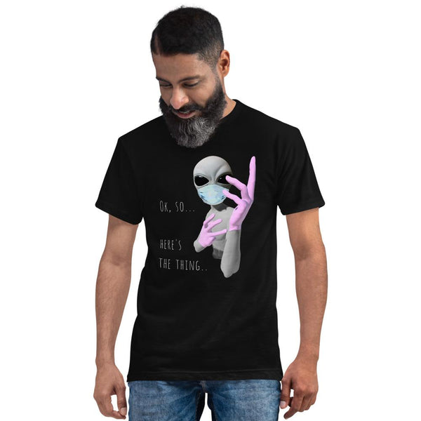 Alien Nurse (Thing) - Unisex Eco Sustainable T-Shirt - Keen Eye Design