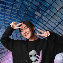 Load image into Gallery viewer, Alien Nurse (Thing) - Unisex Heavy Blend™ Crewneck Sweatshirt - Keen Eye Design