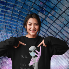 Load image into Gallery viewer, Alien Nurse (Thing) - Unisex Heavy Blend™ Crewneck Sweatshirt - Keen Eye Design