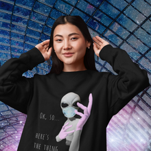 Load image into Gallery viewer, Alien Nurse (Thing) - Unisex Heavy Blend™ Crewneck Sweatshirt - Keen Eye Design