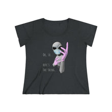 Load image into Gallery viewer, Alien Nurse (Thing) - Women's Curvy Tee - Keen Eye Design