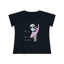 Load image into Gallery viewer, Alien Nurse (Thing) - Women's Curvy Tee - Keen Eye Design