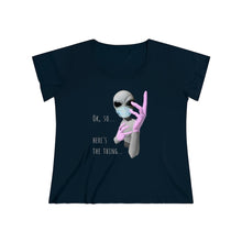 Load image into Gallery viewer, Alien Nurse (Thing) - Women's Curvy Tee - Keen Eye Design