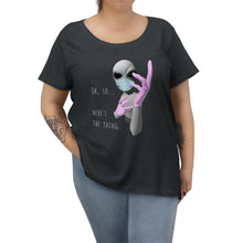 Load image into Gallery viewer, Alien Nurse (Thing) - Women's Curvy Tee - Keen Eye Design