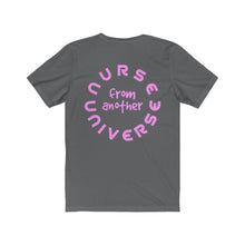 Load image into Gallery viewer, Alien Nurse - Unisex Jersey Short Sleeve Tee - front & back - Keen Eye Design