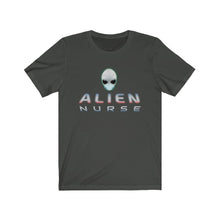 Load image into Gallery viewer, Alien Nurse - Unisex Jersey Short Sleeve Tee - front & back - Keen Eye Design
