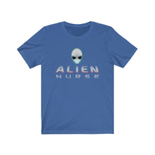 Load image into Gallery viewer, Alien Nurse - Unisex Jersey Short Sleeve Tee - front & back - Keen Eye Design