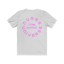 Load image into Gallery viewer, Alien Nurse - Unisex Jersey Short Sleeve Tee - front & back - Keen Eye Design