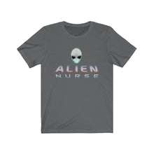 Load image into Gallery viewer, Alien Nurse - Unisex Jersey Short Sleeve Tee - front & back - Keen Eye Design