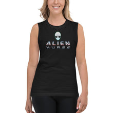 Load image into Gallery viewer, Alien Nurse - Unisex Muscle Shirt - Keen Eye Design