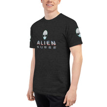 Load image into Gallery viewer, Alien Nurse - Unisex Tri-Blend Track Shirt - Keen Eye Design