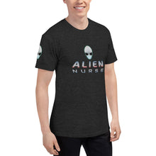 Load image into Gallery viewer, Alien Nurse - Unisex Tri-Blend Track Shirt - Keen Eye Design