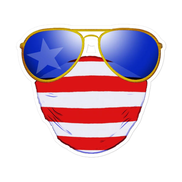 American Dude Abides - Bubble-Free Stickers - Keen Eye Design