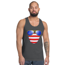 Load image into Gallery viewer, American Dude Abides - Classic Unisex Jersey Tank Top - Keen Eye Design