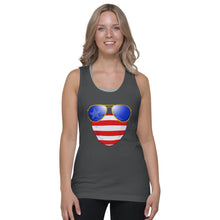 Load image into Gallery viewer, American Dude Abides - Classic Unisex Jersey Tank Top - Keen Eye Design