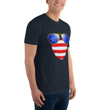 Load image into Gallery viewer, American Dude Abides - Men's Fitted T-shirt - Keen Eye Design
