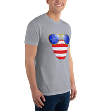 Load image into Gallery viewer, American Dude Abides - Men's Fitted T-shirt - Keen Eye Design