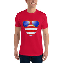 Load image into Gallery viewer, American Dude Abides - Men's Fitted T-shirt - Keen Eye Design