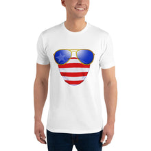 Load image into Gallery viewer, American Dude Abides - Men's Fitted T-shirt - Keen Eye Design