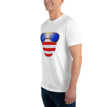 Load image into Gallery viewer, American Dude Abides - Men's Fitted T-shirt - Keen Eye Design