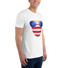 Load image into Gallery viewer, American Dude Abides - Men's Fitted T-shirt - Keen Eye Design