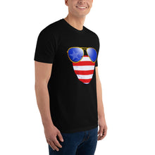 Load image into Gallery viewer, American Dude Abides - Men's Fitted T-shirt - Keen Eye Design