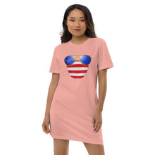 Load image into Gallery viewer, American Dude Abides - Organic Cotton T-Shirt Dress - Keen Eye Design