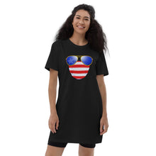 Load image into Gallery viewer, American Dude Abides - Organic Cotton T-Shirt Dress - Keen Eye Design
