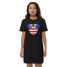 Load image into Gallery viewer, American Dude Abides - Organic Cotton T-Shirt Dress - Keen Eye Design