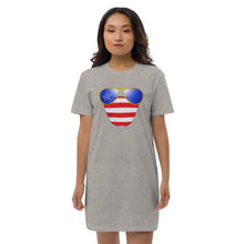 Load image into Gallery viewer, American Dude Abides - Organic Cotton T-Shirt Dress - Keen Eye Design
