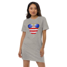 Load image into Gallery viewer, American Dude Abides - Organic Cotton T-Shirt Dress - Keen Eye Design
