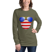 Load image into Gallery viewer, American Dude Abides - Unisex Long Sleeve Shirt - Keen Eye Design