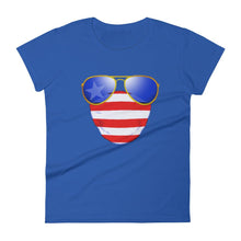 Load image into Gallery viewer, American Dude Abides - Women's Fashion Fit T-Shirt - Keen Eye Design