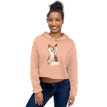 Load image into Gallery viewer, Baby Fox - Crop Hoodie - Keen Eye Design
