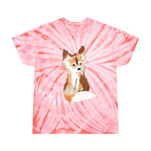 Load image into Gallery viewer, Baby Fox - Tie-Dye Tee, Cyclone Coral - Keen Eye Design