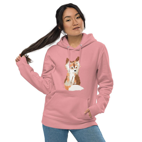 Baby Fox - Unisex Essential Eco Hoodie - Keen Eye Design
