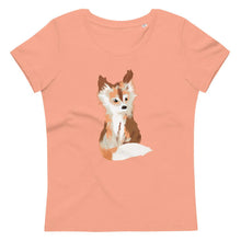 Load image into Gallery viewer, Baby Fox - Women's Fitted Eco Tee - Keen Eye Design