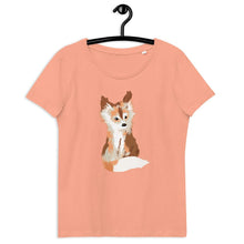 Load image into Gallery viewer, Baby Fox - Women's Fitted Eco Tee - Keen Eye Design