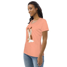 Load image into Gallery viewer, Baby Fox - Women's Fitted Eco Tee - Keen Eye Design