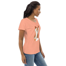Load image into Gallery viewer, Baby Fox - Women's Fitted Eco Tee - Keen Eye Design
